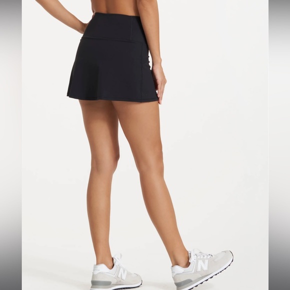 Vuori Volley Black Women's Tennis Skirt - Picture 2 of 7